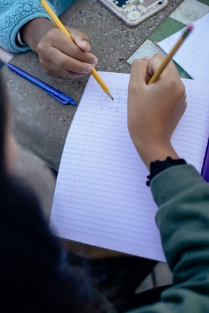 Student Pencil Grip - credit MaryTaylor