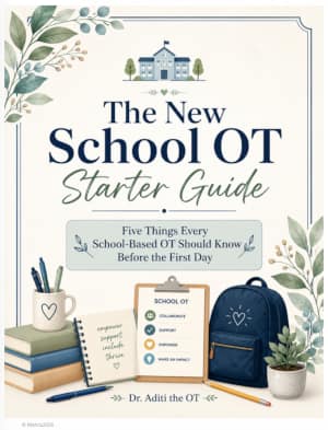 Dr Aditi the OT - School OT Starter Guide Front Cover small