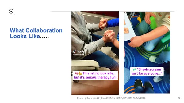 School OT Foundations Part 2 Preview 2 School OT Foundations Part 2 Preview 2 Collaboration in Therapy
