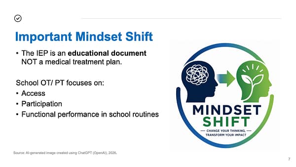 School OT Foundations Part 2 Preview 4 School OT Foundations Part 2 Preview 4 Mindset