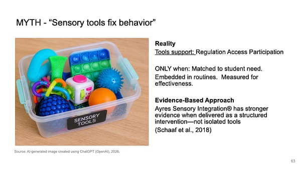 School OT foundations_Part 1 Preview 4 School OT foundations_Part 1 Preview 4 Sensory Tools