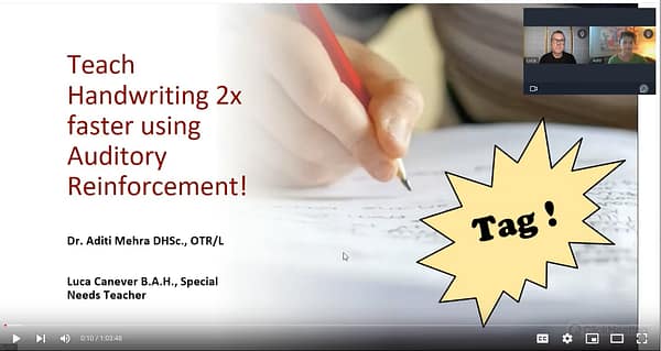 TAGTeach and Handwriting